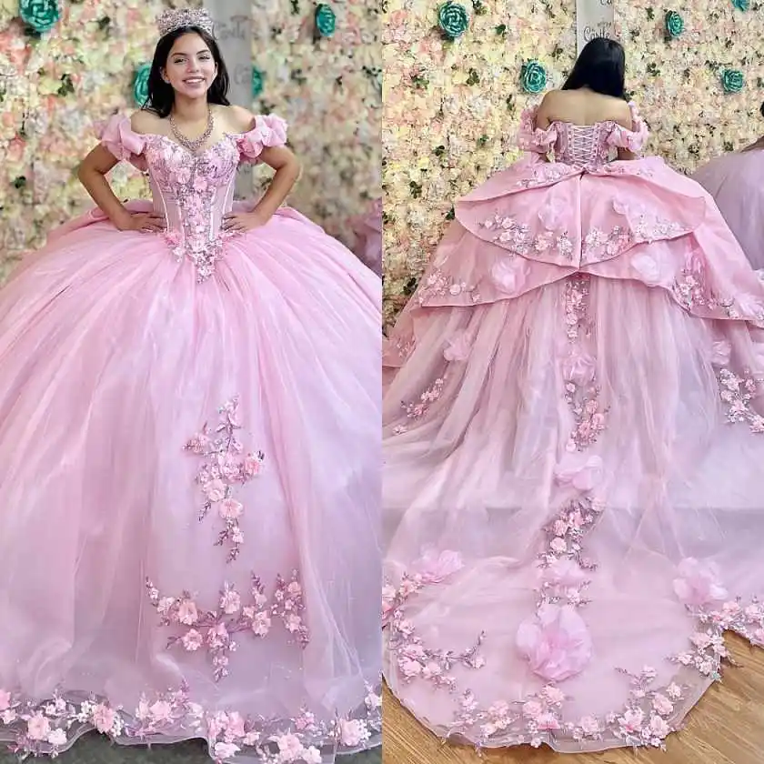 Ball Gown Quinceanera Prom Dresses Tiered Ruffles Beading Girls Sweet 16 Formal Party Robe De Soiree Long Gowns Customized
Ball Gown Quinceanera Prom Dresses Tiered Ruffles Beading Girls Sweet 16 Formal Party Robe De Soiree Long Gowns Customized