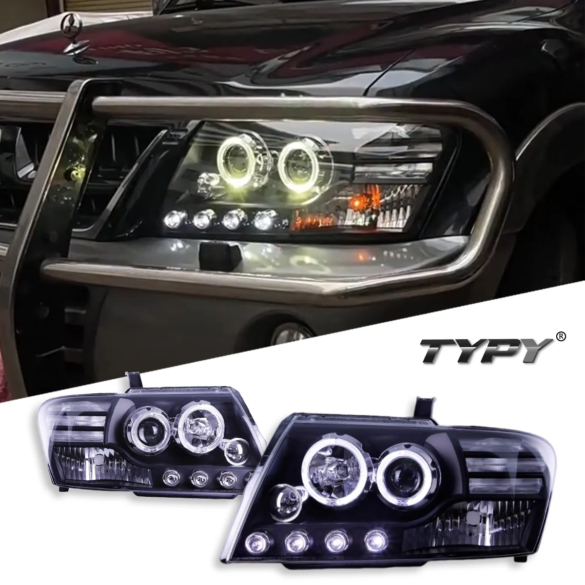 TYPY автомобиль для Mitsubishi Pajero V73 2004-2016 обновление фар модифицированная для нового DRL динамический указатель поворота светодиодный автоаксессуары 
TYPY автомобиль для Mitsubishi Pajero V73 2004-2016 обновление фар модифицированная для нового DRL динамический указатель поворота светодиодный автоаксессуары
