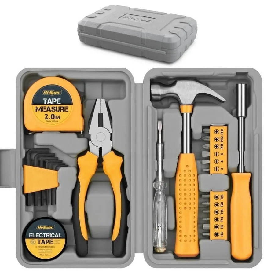 Tool Kit for Household and Office 24pcs Basic Home DIY Compact Portable Toolbox Case Mini Tool Set
Tool Kit for Household and Office 24pcs Basic Home DIY Compact Portable Toolbox Case Mini Tool Set