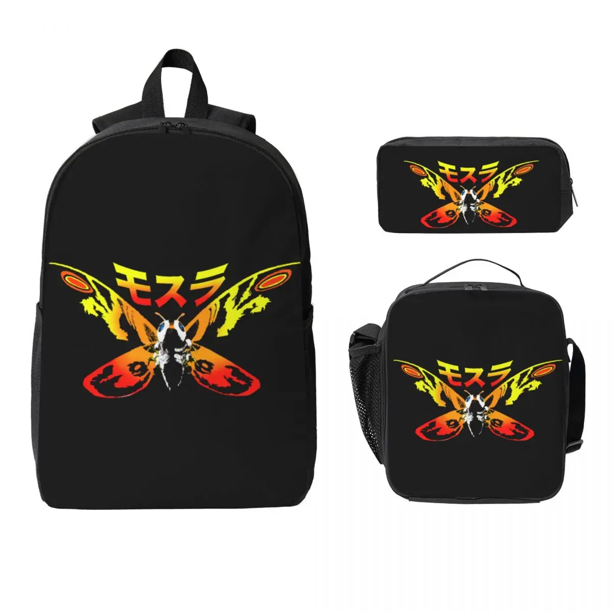 Mosura Mothra Exclusive Backpack Student BookBag School Bag Computer Shoulder Bags 3ps Insulated Lunch Bag Pencil Case
Mosura Mothra Exclusive Backpack Student BookBag School Bag Computer Shoulder Bags 3ps Insulated Lunch Bag Pencil Case