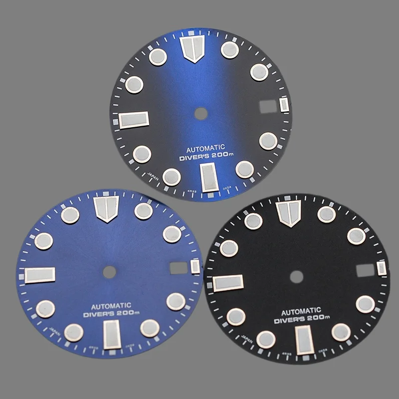 NH35 NH36 Dial fit For SKX007 SPRD 6105 Tuna SPB185 SPB187 Watch Cases Feet 3.0 3.8 4.1 Green Luminous Dial28.5mm Watch Dial
NH35 NH36 Dial fit For SKX007 SPRD 6105 Tuna SPB185 SPB187 Watch Cases Feet 3.0 3.8 4.1 Green Luminous Dial28.5mm Watch Dial