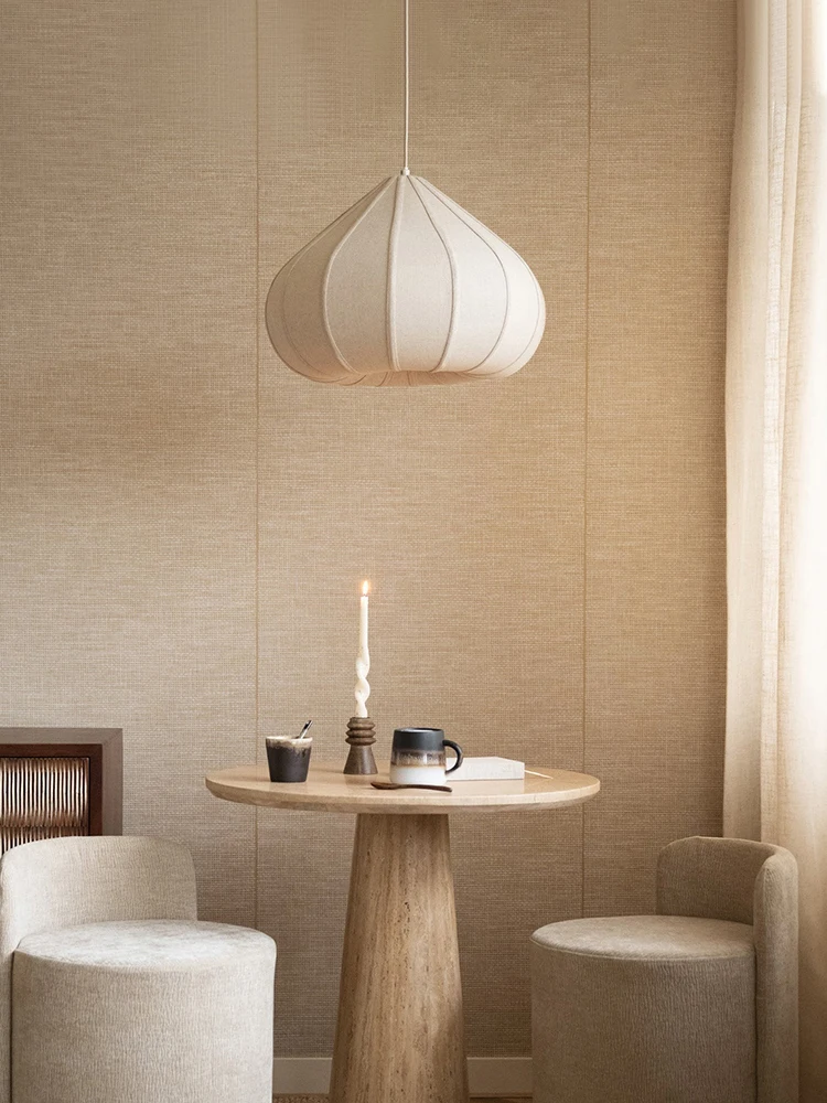Nordic Wabi Sabi Fabric Pendant Light Bedroom Restaurant Cloth Chandelier Indoor Lighting Lustre HomeDecor Hanging Lamp Fixtures
Nordic Wabi Sabi Fabric Pendant Light Bedroom Restaurant Cloth Chandelier Indoor Lighting Lustre HomeDecor Hanging Lamp Fixtures