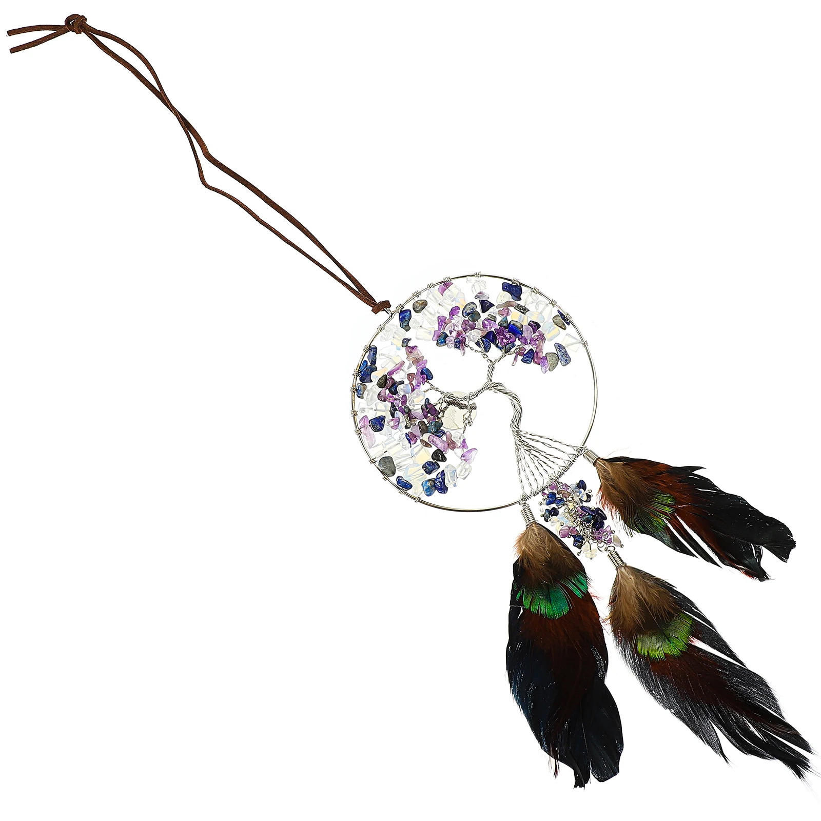 Crystal Stone Hanging Decor Dreamcatcher Pendant Wall Bedroom Tree of Life Fashion Creative Home Decoration Safe Material
Crystal Stone Hanging Decor Dreamcatcher Pendant Wall Bedroom Tree of Life Fashion Creative Home Decoration Safe Material