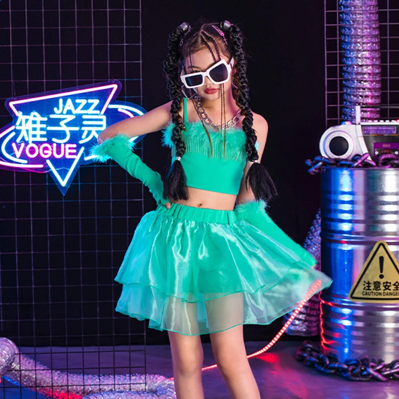 Clothing Green Jazz Dancewear Cheerledaing Clothes Fashion Catwalk Show Stage Outfit Girls Concert Performance Wear Kpop
Clothing Green Jazz Dancewear Cheerledaing Clothes Fashion Catwalk Show Stage Outfit Girls Concert Performance Wear Kpop