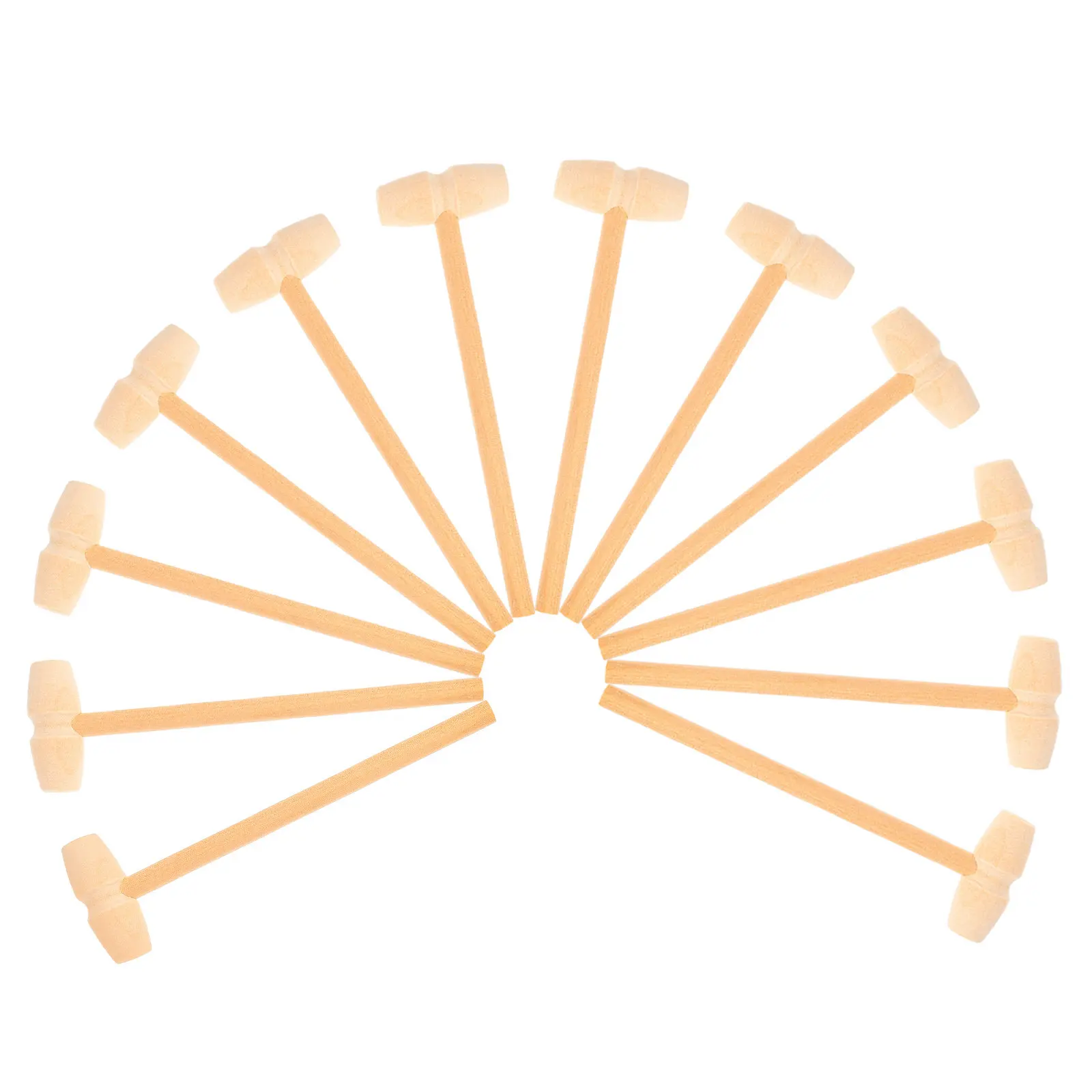 12Pcs Baby Wood Mallet Mini Hammer Set Safe Solid Wood Knock Pound Hand Training Development Childrens Play Hammer Birthday Gift
12Pcs Baby Wood Mallet Mini Hammer Set Safe Solid Wood Knock Pound Hand Training Development Childrens Play Hammer Birthday Gift