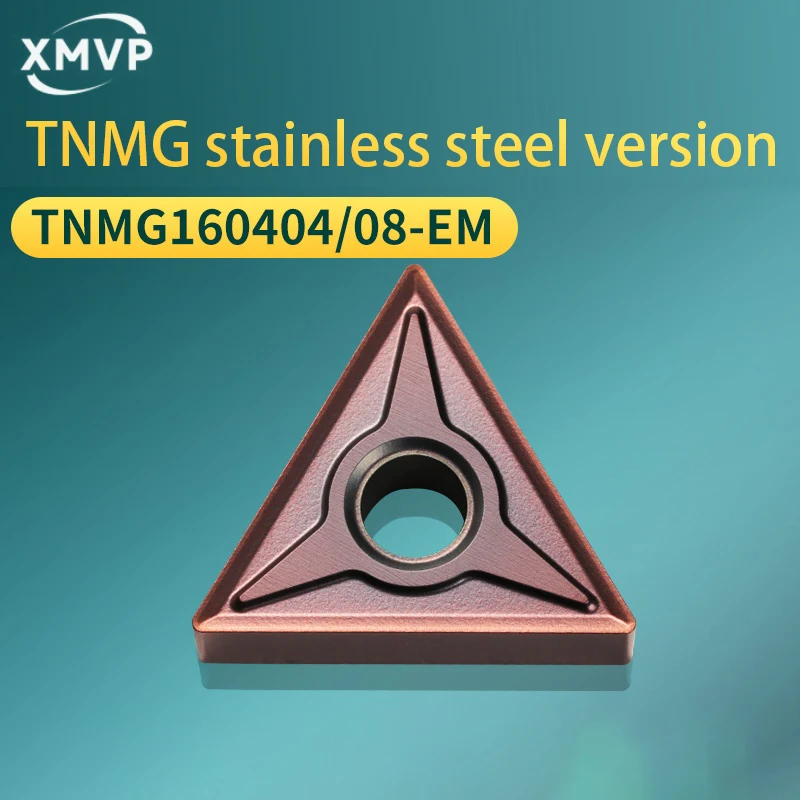XMVP 1PCS TNMG160404 EM CNC triangular turning inserts, high-quality alloy inserts, carefully selected turning inserts
XMVP 1PCS TNMG160404 EM CNC triangular turning inserts, high-quality alloy inserts, carefully selected turning inserts