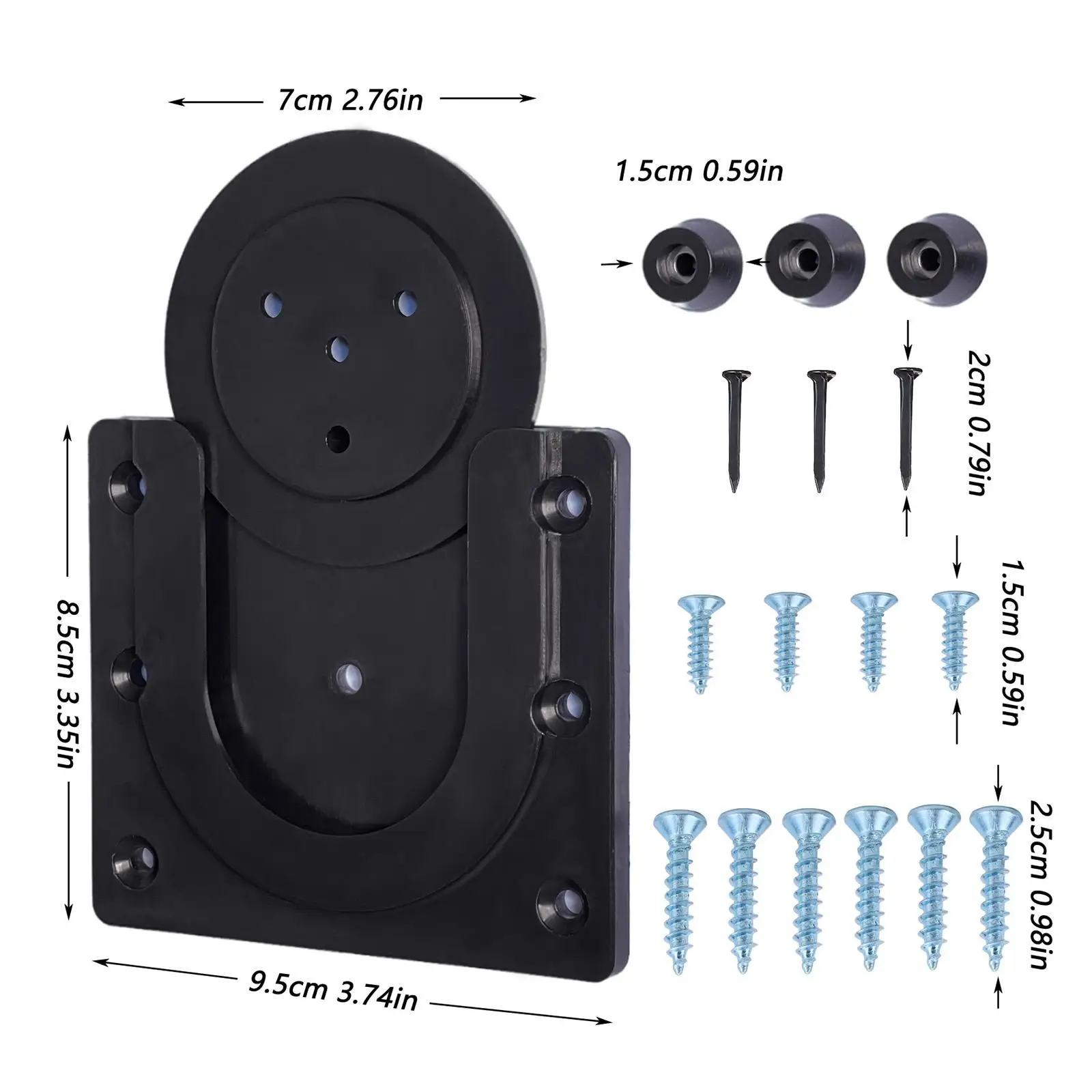 Dart Board Mounting Set Plastic Wall Bracket Kit with Tape Screws for Dart Board Stand Surround Home Game
Dart Board Mounting Set Plastic Wall Bracket Kit with Tape Screws for Dart Board Stand Surround Home Game
