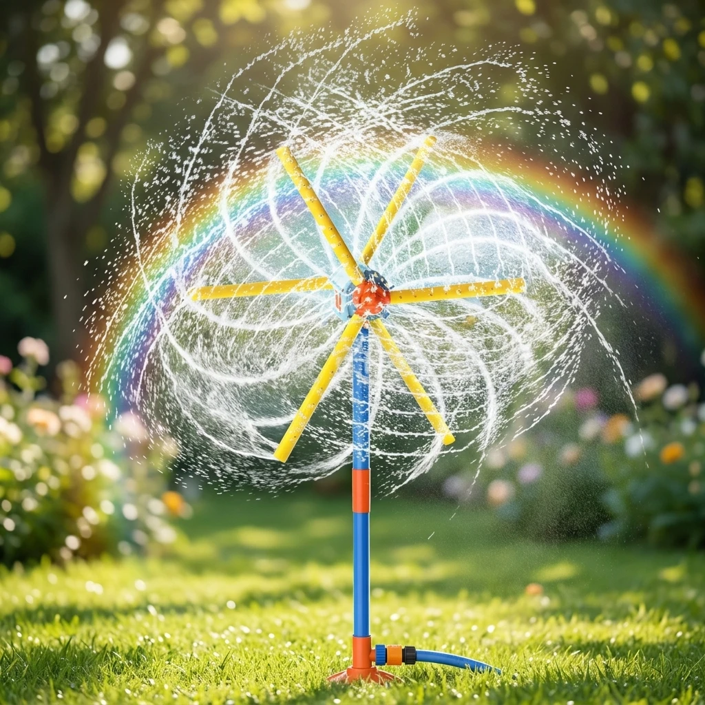 150cm Windmill Outdoor Water Fountain Toy For Backyard Garden Play Double Sided Sprinkler Spinner UV Resistant
150cm Windmill Outdoor Water Fountain Toy For Backyard Garden Play Double Sided Sprinkler Spinner UV Resistant