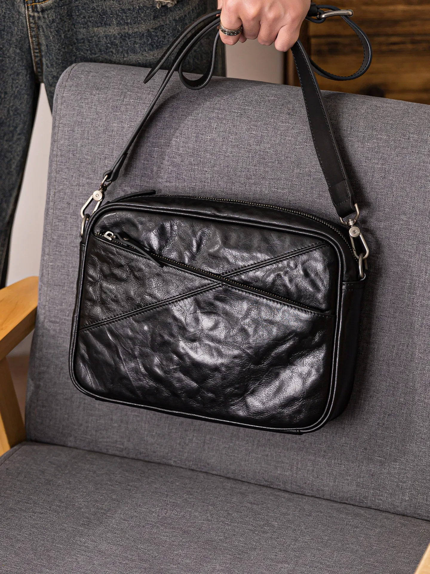PNDME organizers designers handmade genuine leather men's shoulder crossbody bag casual luxury real cow leather messenger bag
PNDME organizers designers handmade genuine leather men's shoulder crossbody bag casual luxury real cow leather messenger bag