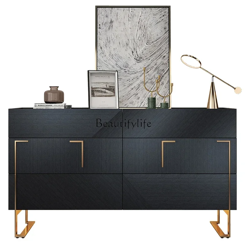 LJYLight luxury entrance solid wood storage six chest cabinet modern partition cabinet
LJYLight luxury entrance solid wood storage six chest cabinet modern partition cabinet