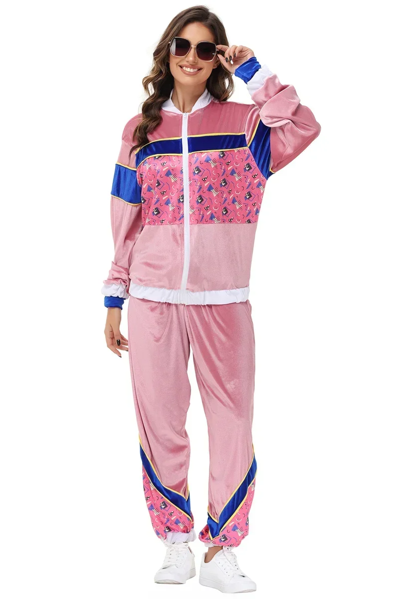 Women70s 80s Disco Outfit Hippie Cosplay Costumes Carnival Festival Halloween Party Retro Rock Hippies Sports Suit Tracksuit
Women70s 80s Disco Outfit Hippie Cosplay Costumes Carnival Festival Halloween Party Retro Rock Hippies Sports Suit Tracksuit