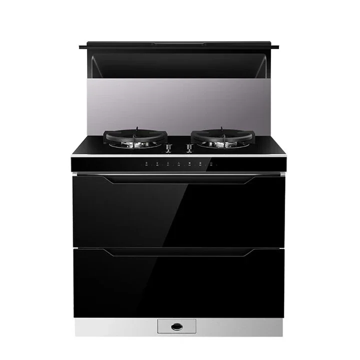 Integrated stove disinfection cabinet 114L storage capacity, stove , range hood, gas stove, natural gas right exhaust smoke
Integrated stove disinfection cabinet 114L storage capacity, stove , range hood, gas stove, natural gas right exhaust smoke