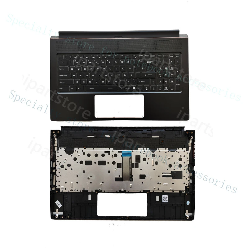 Новая полноцветная клавиатура с подсветкой для MSI GS75 MS-17G1 (крышка для подставки для рук)
Новая полноцветная клавиатура с подсветкой для MSI GS75 MS-17G1 (крышка для подставки для рук)