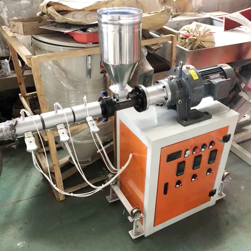 Small plastic single screw extruder, experimental pipe extrusion marking machine, pipe marking machine
Small plastic single screw extruder, experimental pipe extrusion marking machine, pipe marking machine