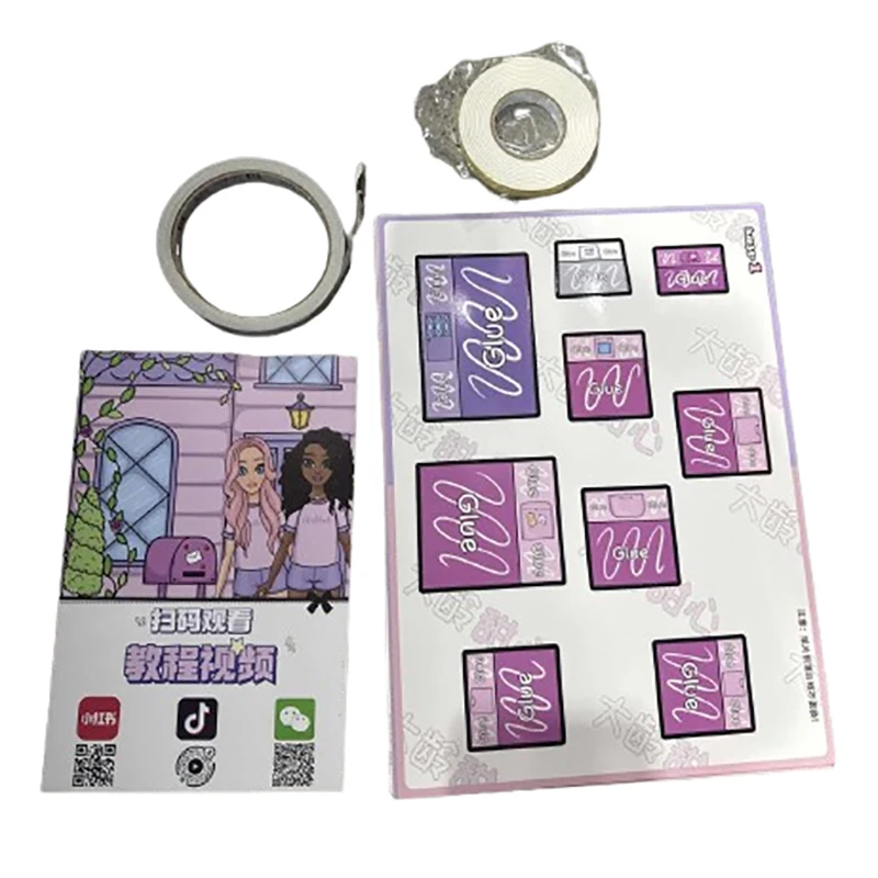 Cute Quiet Book Girl Dress Up Sticker Handmade DIY Puzzle Toys Squeeze Book Toy Material Pack For Children Gifts
Cute Quiet Book Girl Dress Up Sticker Handmade DIY Puzzle Toys Squeeze Book Toy Material Pack For Children Gifts