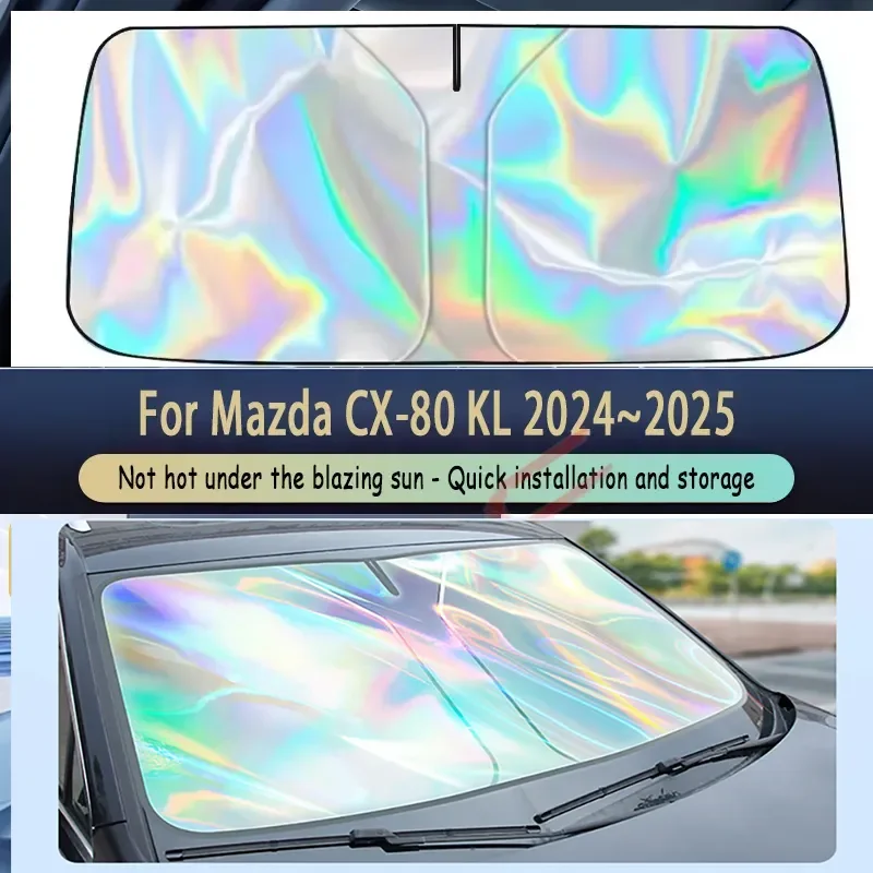 Auto Parts For Mazda CX-80 KL 2024~2025 Car Front Window Sun Visor Blocks UV Refletive Parasol Sunshade Protector Cover
Auto Parts For Mazda CX-80 KL 2024~2025 Car Front Window Sun Visor Blocks UV Refletive Parasol Sunshade Protector Cover