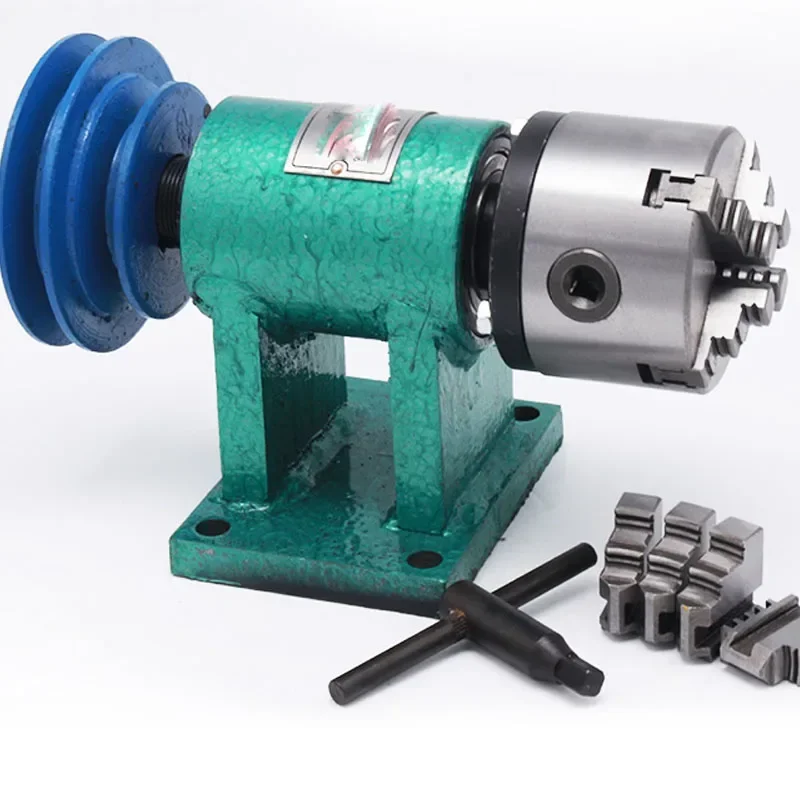 220V NEW Homemade Lathe Spindle Woodworking DIY Metal Assembly Bead Machine Three-claw Four-claw Self-centering Chuck Modificati
220V NEW Homemade Lathe Spindle Woodworking DIY Metal Assembly Bead Machine Three-claw Four-claw Self-centering Chuck Modificati