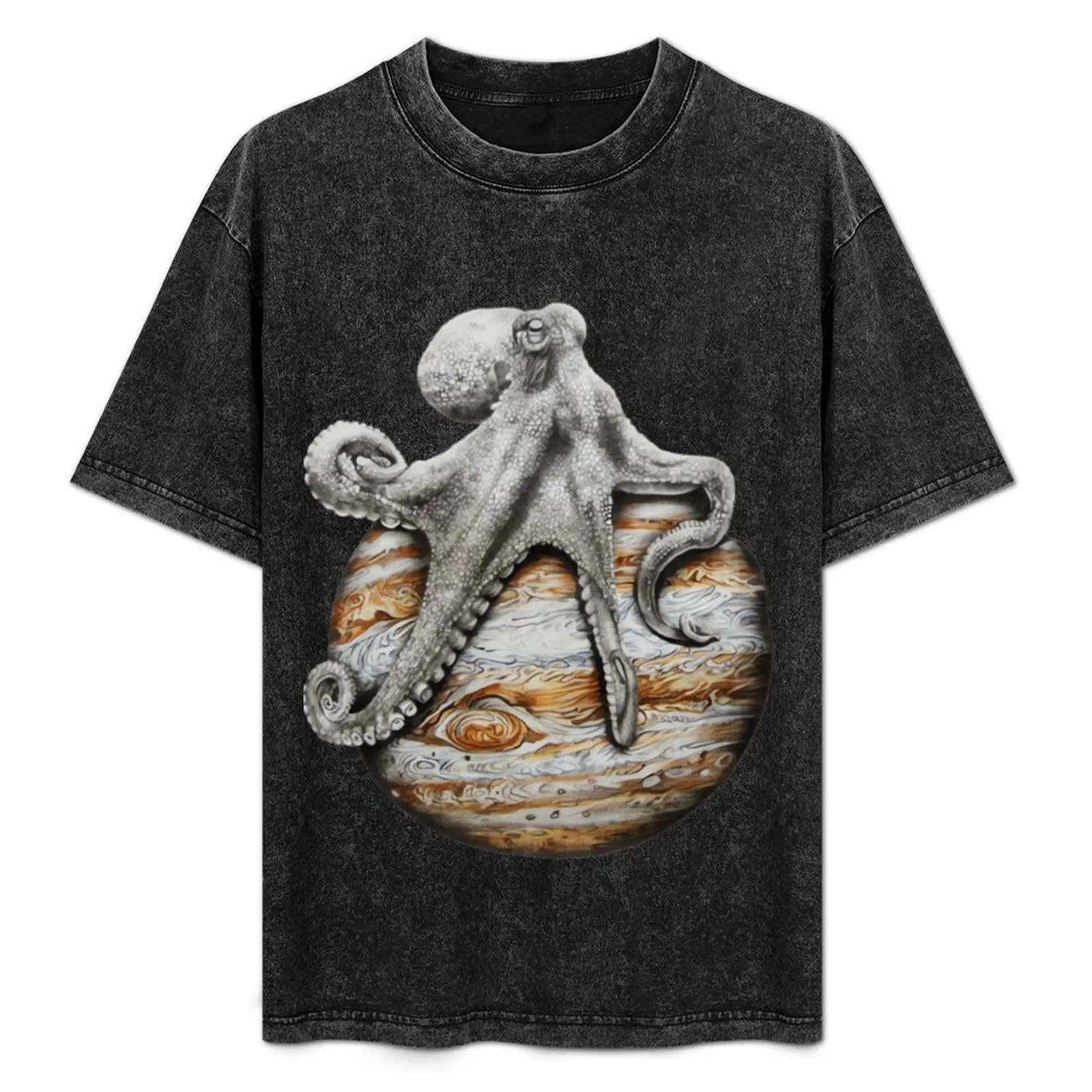 Octopus on Jupiter T-Shirt Basic Solid Color Short Sleeve Cotton Top
Octopus on Jupiter T-Shirt Basic Solid Color Short Sleeve Cotton Top