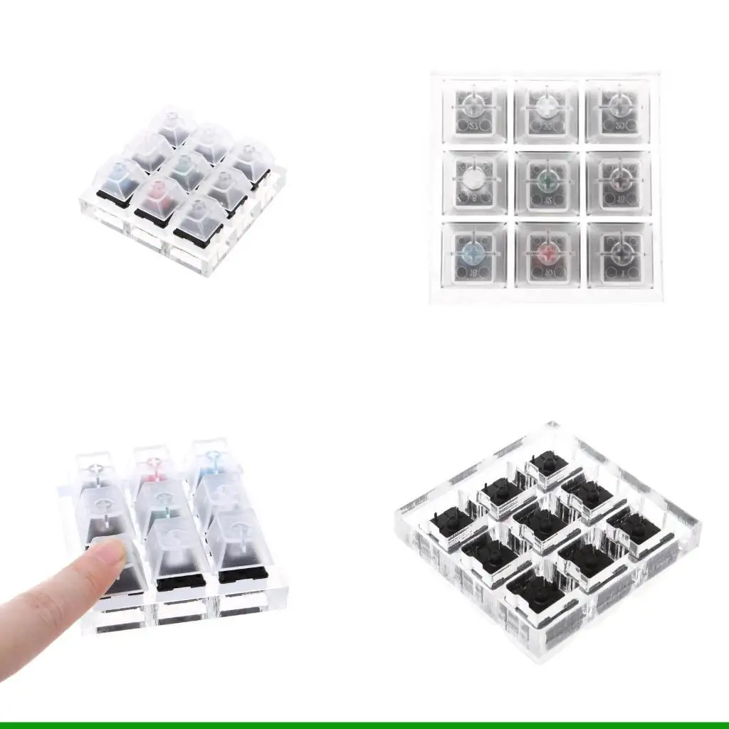 U55C Keyboard Switches Tester Clear Keycaps 9 Switch Testing for Cherry MX Keyboard
U55C Keyboard Switches Tester Clear Keycaps 9 Switch Testing for Cherry MX Keyboard