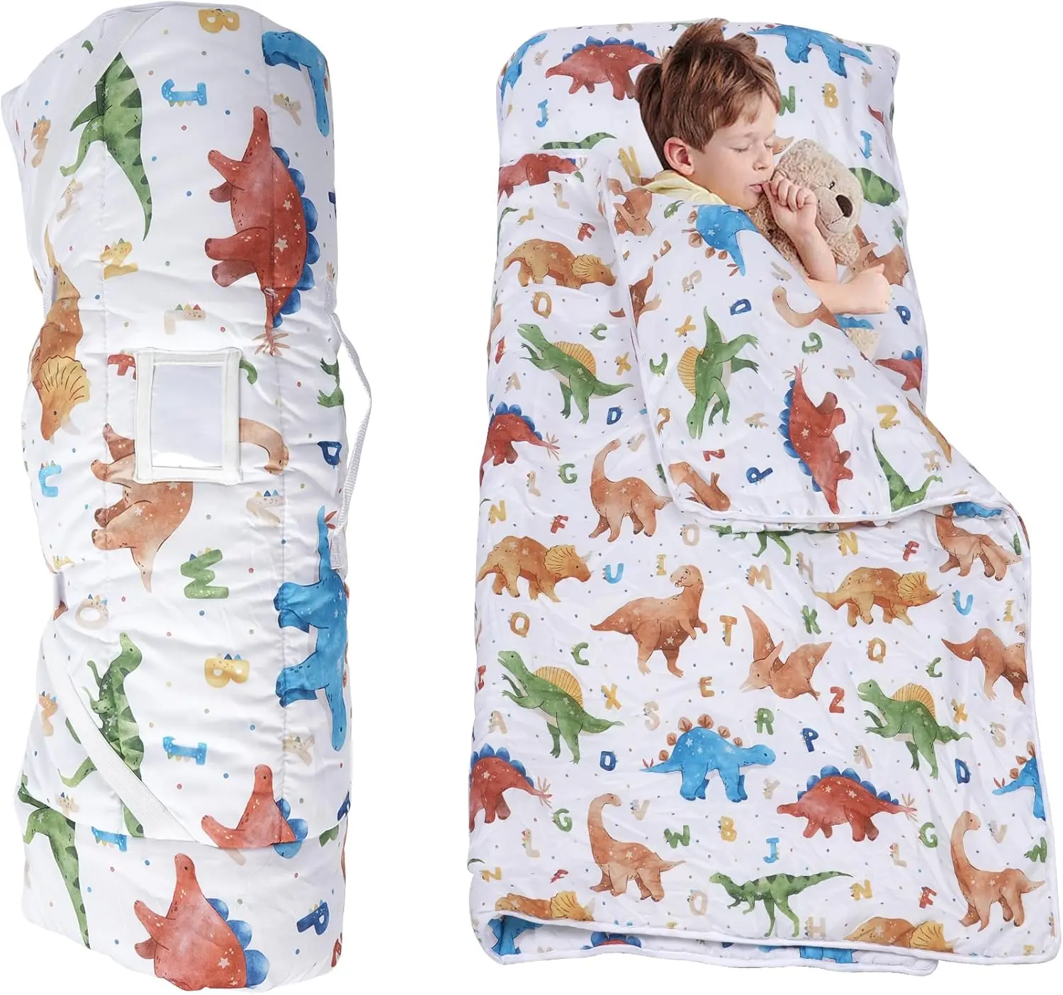 Коврик для сна для малышей со съемным одеялом и подушкой, очень большой свернутый спальный мешок для детей, детского сада и дошкольного возраста
Коврик для сна для малышей со съемным одеялом и подушкой, очень большой свернутый спальный мешок для детей, детского сада и дошкольного возраста