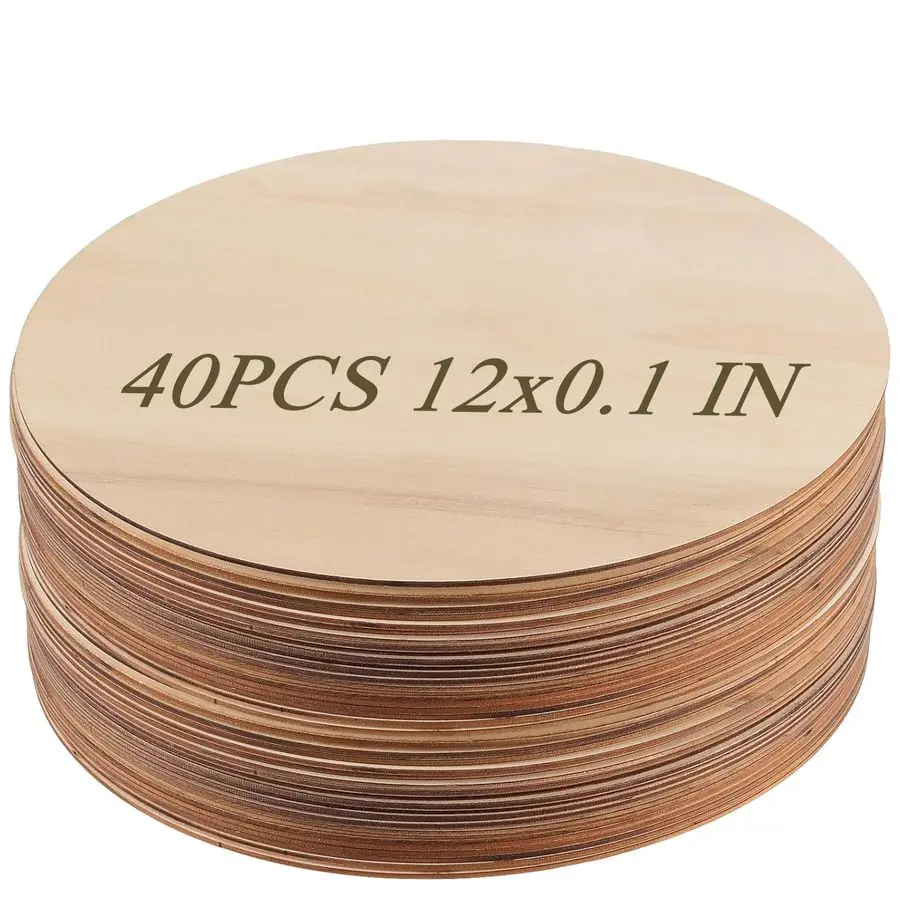 Pcs 12 Inch Wood Discs for Craft, Unfinished Wood Circle, Wooden Rounds Cutouts for DIY Craft, Painting, Decoration Door, Weddin
Pcs 12 Inch Wood Discs for Craft, Unfinished Wood Circle, Wooden Rounds Cutouts for DIY Craft, Painting, Decoration Door, Weddin