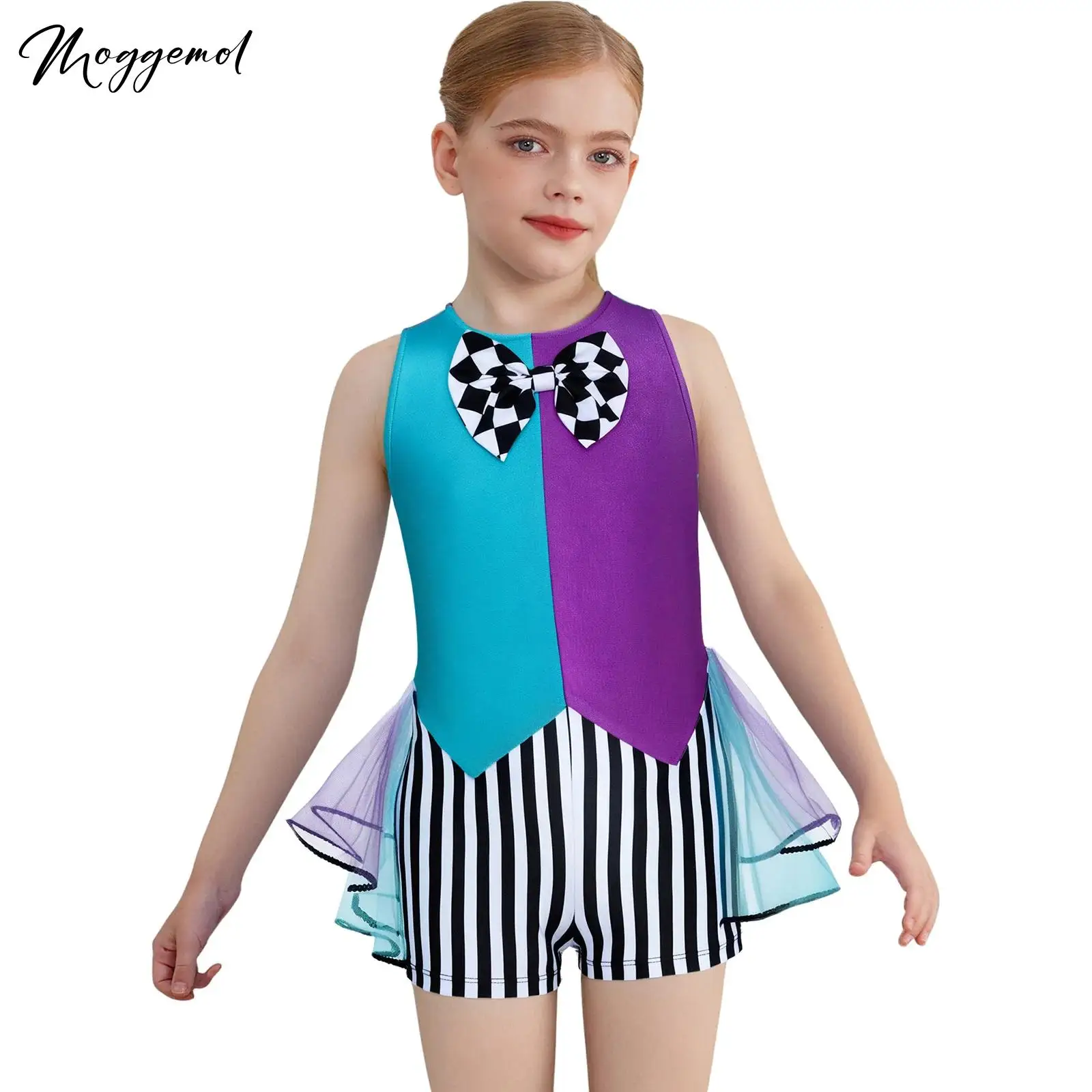 Цирковой костюм волшебника для девочек, сказочное платье для чаепития, платье без рукавов в полоску, шахматная доска, бант, боди-пачка, сценическое выступление
Цирковой костюм волшебника для девочек, сказочное платье для чаепития, платье без рукавов в полоску, шахматная доска, бант, боди-пачка, сценическое выступление