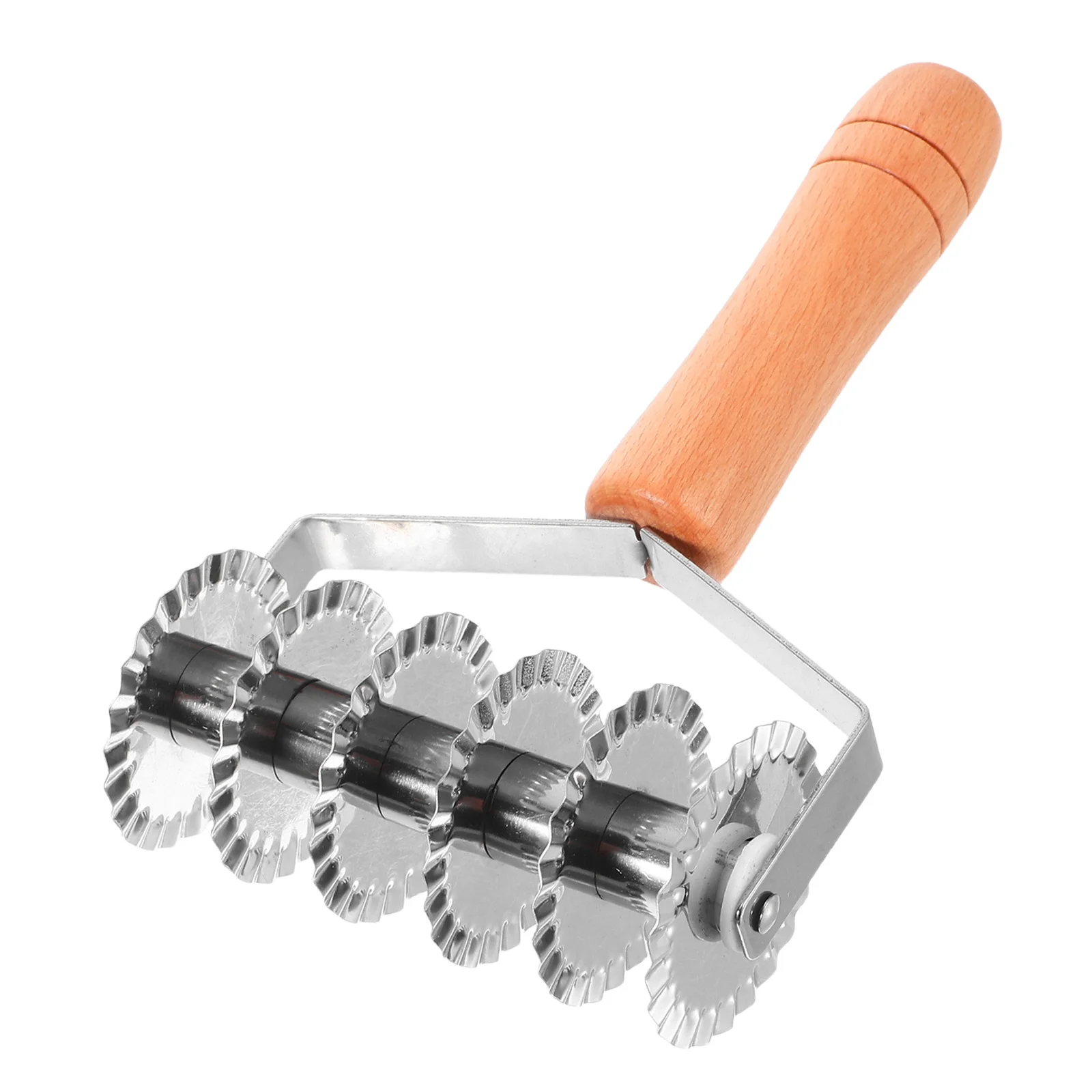 Wood Handle Stainless Steel Dough Cutter Noodle Slicer Lattice Roller Kitchen Supplies Home Cooking Lattice Dough Cutter
Wood Handle Stainless Steel Dough Cutter Noodle Slicer Lattice Roller Kitchen Supplies Home Cooking Lattice Dough Cutter