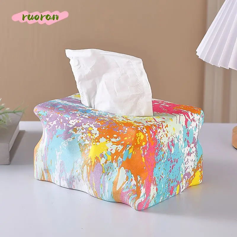 European Ceramic Napkin Holder Light Luxury High Grade for Living Room Coffee Table Desktop Tissue Box Creative Minimalist Home
European Ceramic Napkin Holder Light Luxury High Grade for Living Room Coffee Table Desktop Tissue Box Creative Minimalist Home