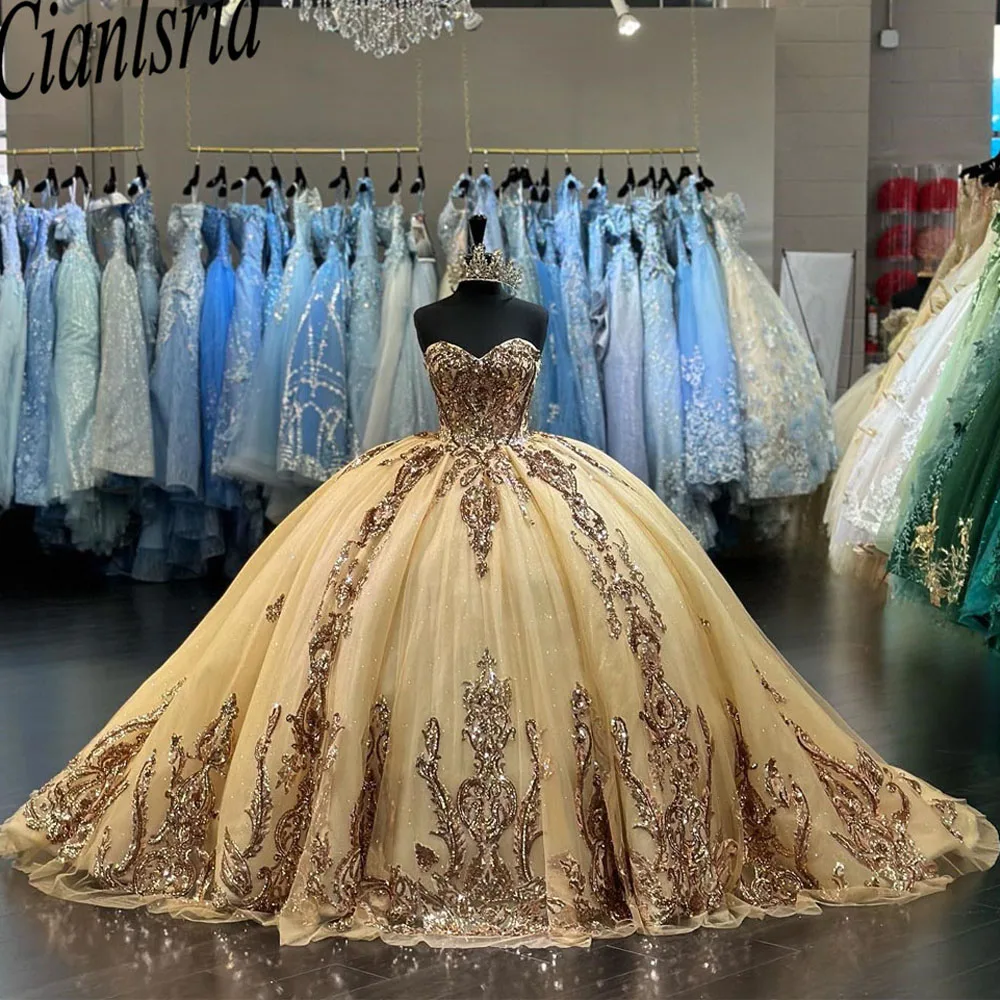 Роскошное бальное платье цвета шампанского, платье для Quinceanera, женское кружевное платье с блестками, милое платье с 16 платьями, платья 15 лет
Роскошное бальное платье цвета шампанского, платье для Quinceanera, женское кружевное платье с блестками, милое платье с 16 платьями, платья 15 лет