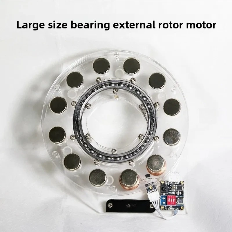 Large-Bearing Hollow Outer Rotor Brushless Motor Model, High-Speed Motor for Decorative Applications
Large-Bearing Hollow Outer Rotor Brushless Motor Model, High-Speed Motor for Decorative Applications