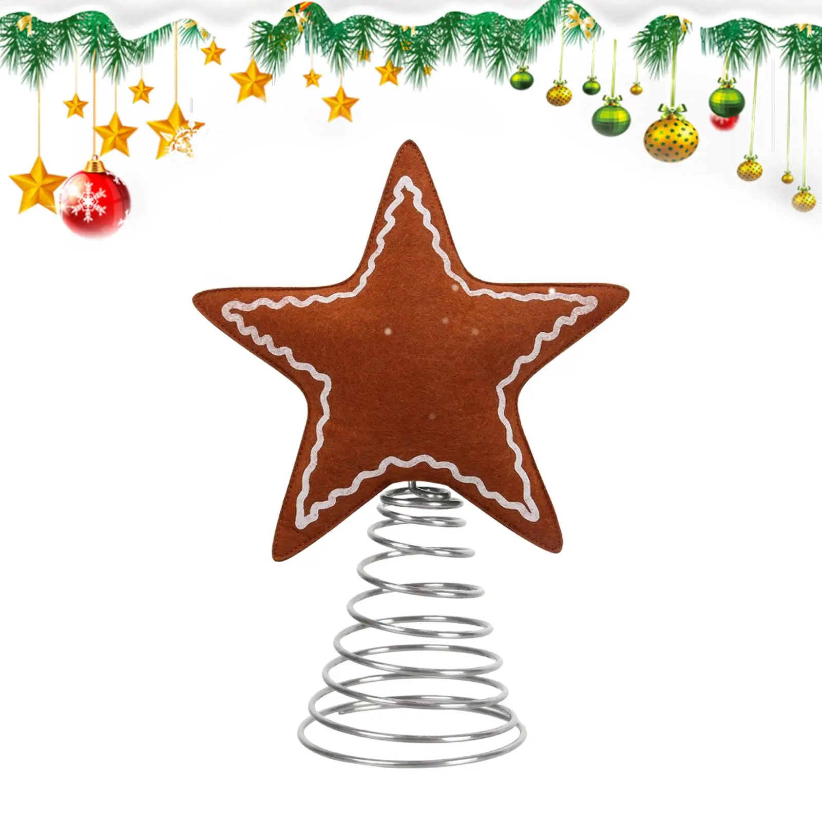 Christmas Tree Topper Decorative Felt Tree Topper Star Christmas Seasonal Decorations for Garden Apartment Photo Prop Backyard
Christmas Tree Topper Decorative Felt Tree Topper Star Christmas Seasonal Decorations for Garden Apartment Photo Prop Backyard