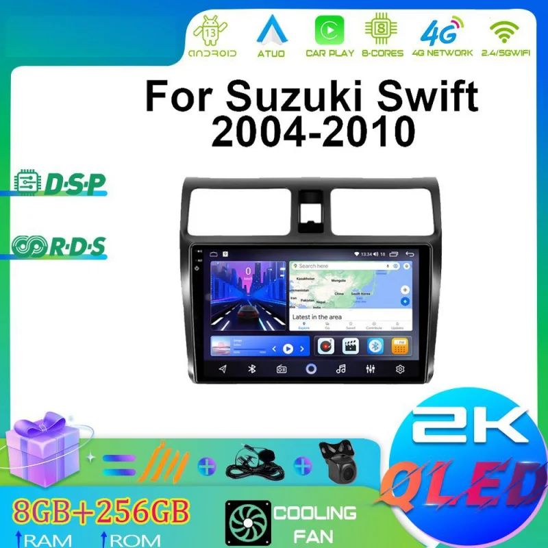 For Suzuki Swift 04-10 Car Multimedia Player Android Car Player GPS WIFI Carplay 4G Car Radio Navigation Stereo Car Electronic
For Suzuki Swift 04-10 Car Multimedia Player Android Car Player GPS WIFI Carplay 4G Car Radio Navigation Stereo Car Electronic
