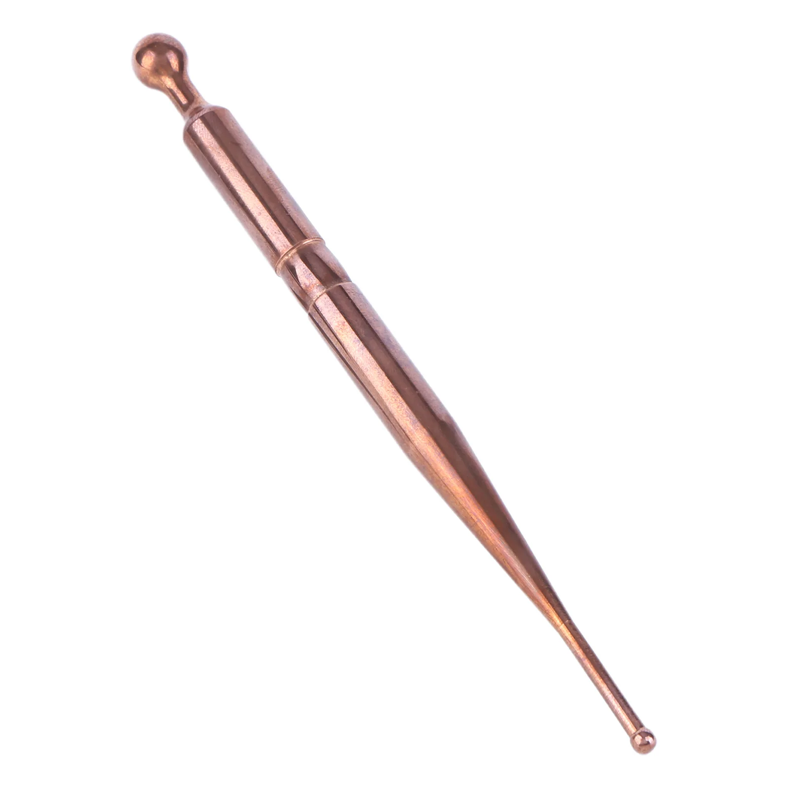 Pure Copper Massage Wand Lightweight Manual Acupuncture Pen Handmade Dual Tip Tool for Muscle Relief and Improved Circulation
Pure Copper Massage Wand Lightweight Manual Acupuncture Pen Handmade Dual Tip Tool for Muscle Relief and Improved Circulation