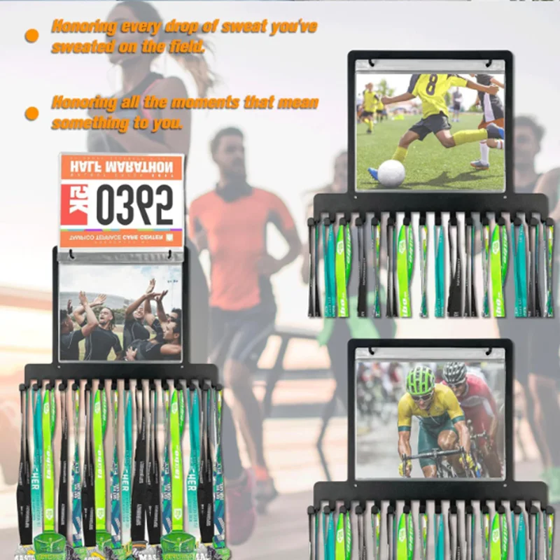 Race Medal And Bib Display Medal Hanger Running Bib Holder Wall-mounted Organizer Sports Awards Display Hanger For Runners
Race Medal And Bib Display Medal Hanger Running Bib Holder Wall-mounted Organizer Sports Awards Display Hanger For Runners