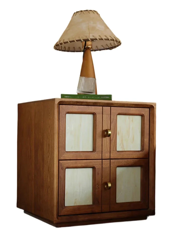 Medieval bedside table Solid wood card door cabinet Retro bedside combination chest cabinet
Medieval bedside table Solid wood card door cabinet Retro bedside combination chest cabinet