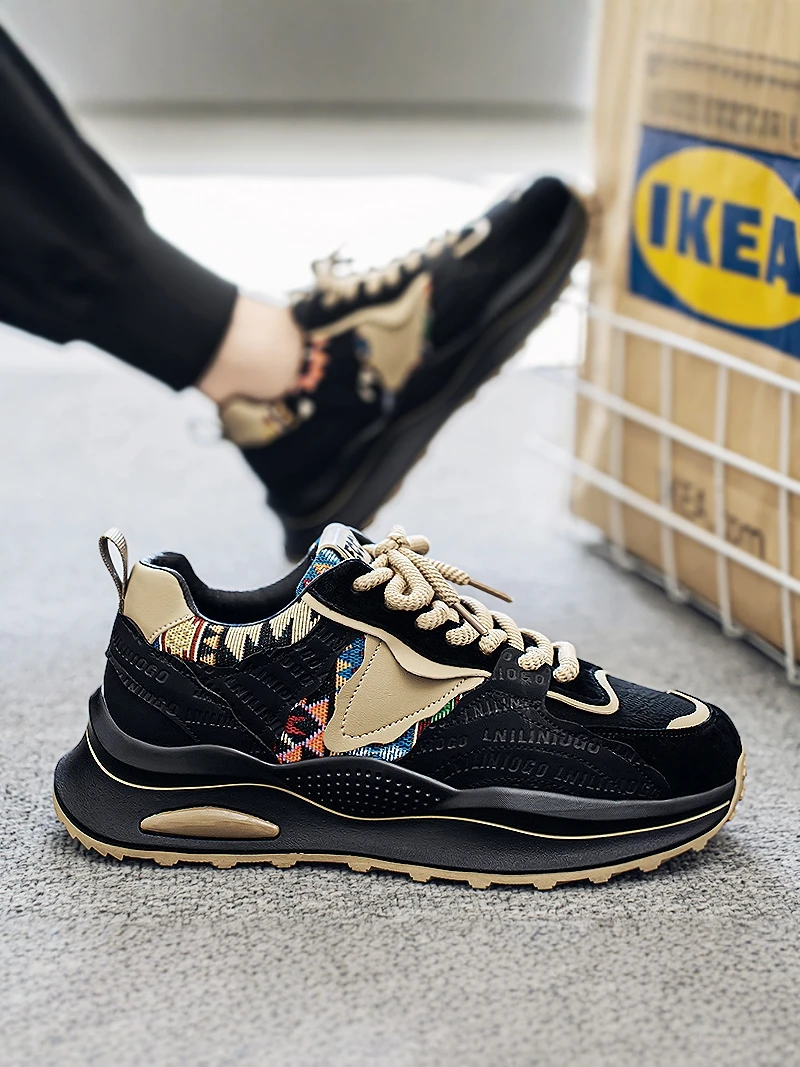 Agan Men's Shoes Summer Thick Bottom Anti-slip Casual Versatile Trendy Brand Board Shoes Lightweight Sports Heightening Dad T...
Agan Men's Shoes Summer Thick Bottom Anti-slip Casual Versatile Trendy Brand Board Shoes Lightweight Sports Heightening Dad T...