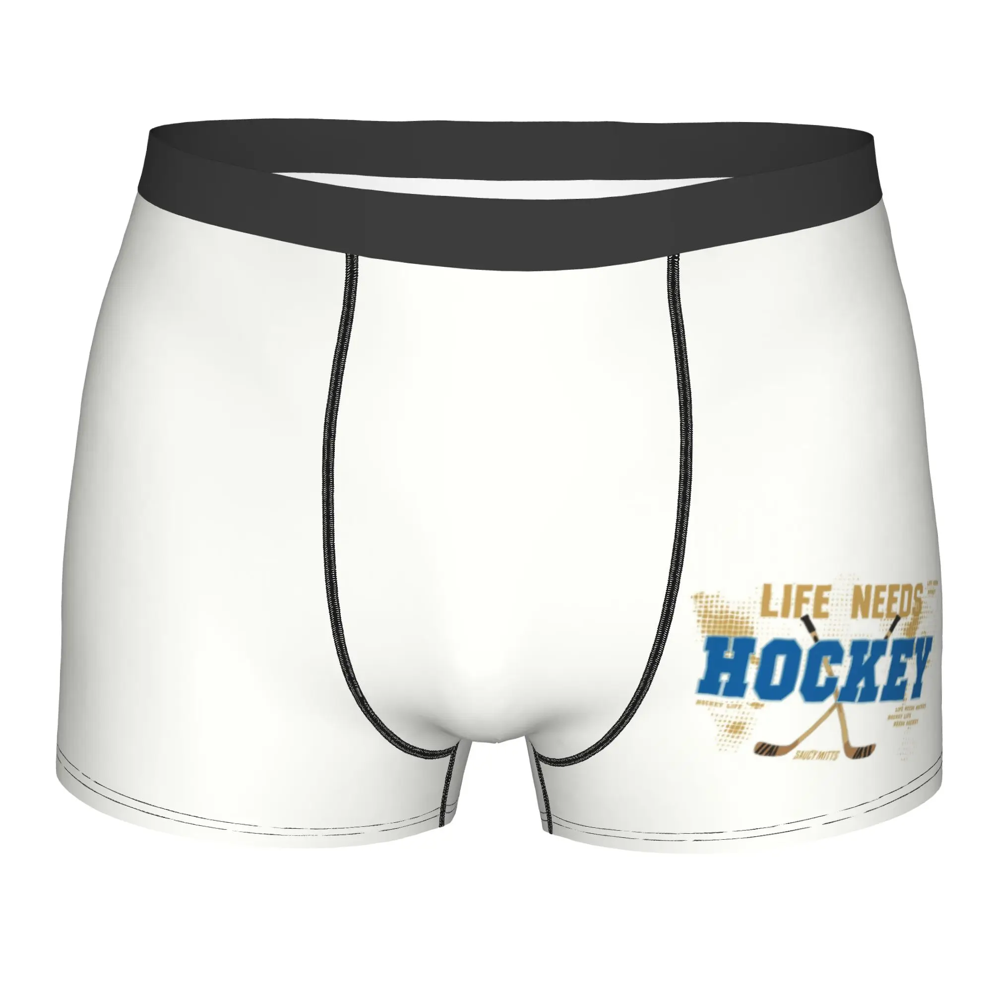 Custom Life Needs Hockey Underwear Men Stretch Field Hockey Boxer Briefs Shorts Panties Soft Underpants For Homme
Custom Life Needs Hockey Underwear Men Stretch Field Hockey Boxer Briefs Shorts Panties Soft Underpants For Homme