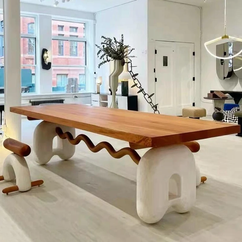 Medieval Solid Wood Dining Table Surprise Silent Wind Original Wood Dining Table Oval All Solid Wood Handmade Dining Table Mater
Medieval Solid Wood Dining Table Surprise Silent Wind Original Wood Dining Table Oval All Solid Wood Handmade Dining Table Mater