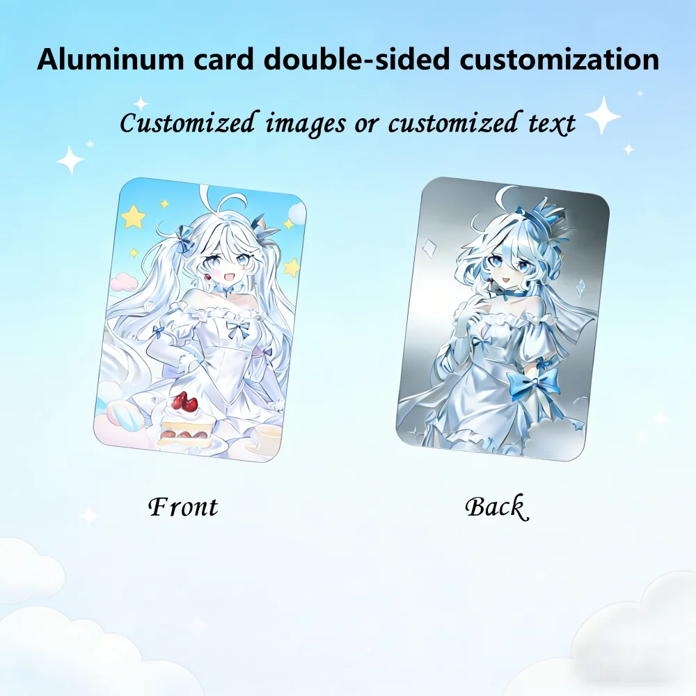 Custom Double-Sided Cards Metal Aluminum Cards Personalized Double-Sided Aluminum Cards Creatively Designed Waterproof Cards
Custom Double-Sided Cards Metal Aluminum Cards Personalized Double-Sided Aluminum Cards Creatively Designed Waterproof Cards