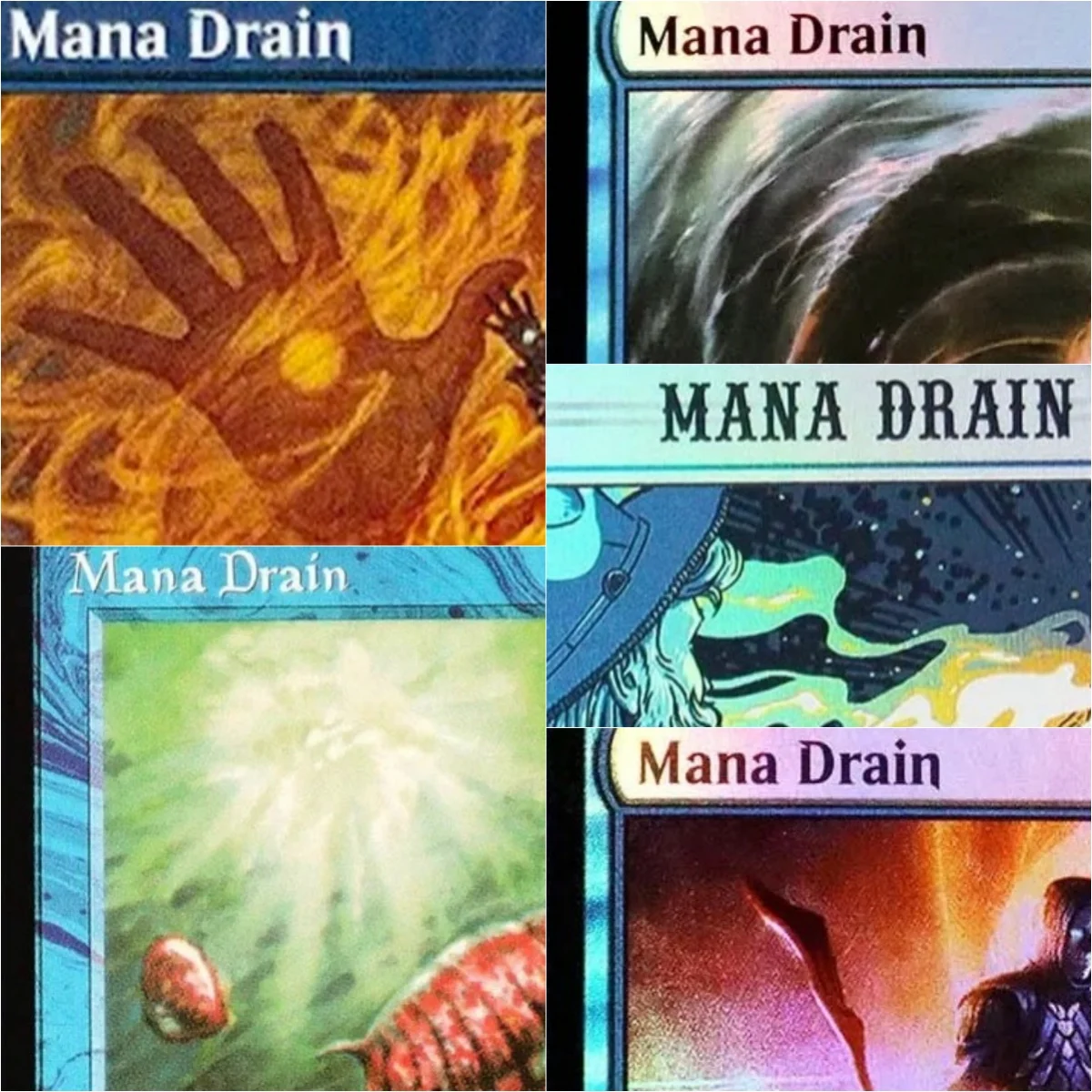 Foil/Holo "Mana Drain" TCG Magical Cards Game black Top Quality Proxy Playing Cards Board deck Game Trading Cards
Foil/Holo "Mana Drain" TCG Magical Cards Game black Top Quality Proxy Playing Cards Board deck Game Trading Cards