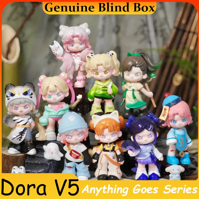 Подлинная серия Dora V5 Anything Goes, слепая коробка, виниловая кукла Kawaii, загадочная коллекционная орнамент, модные игрушки, подарок
Подлинная серия Dora V5 Anything Goes, слепая коробка, виниловая кукла Kawaii, загадочная коллекционная орнамент, модные игрушки, подарок