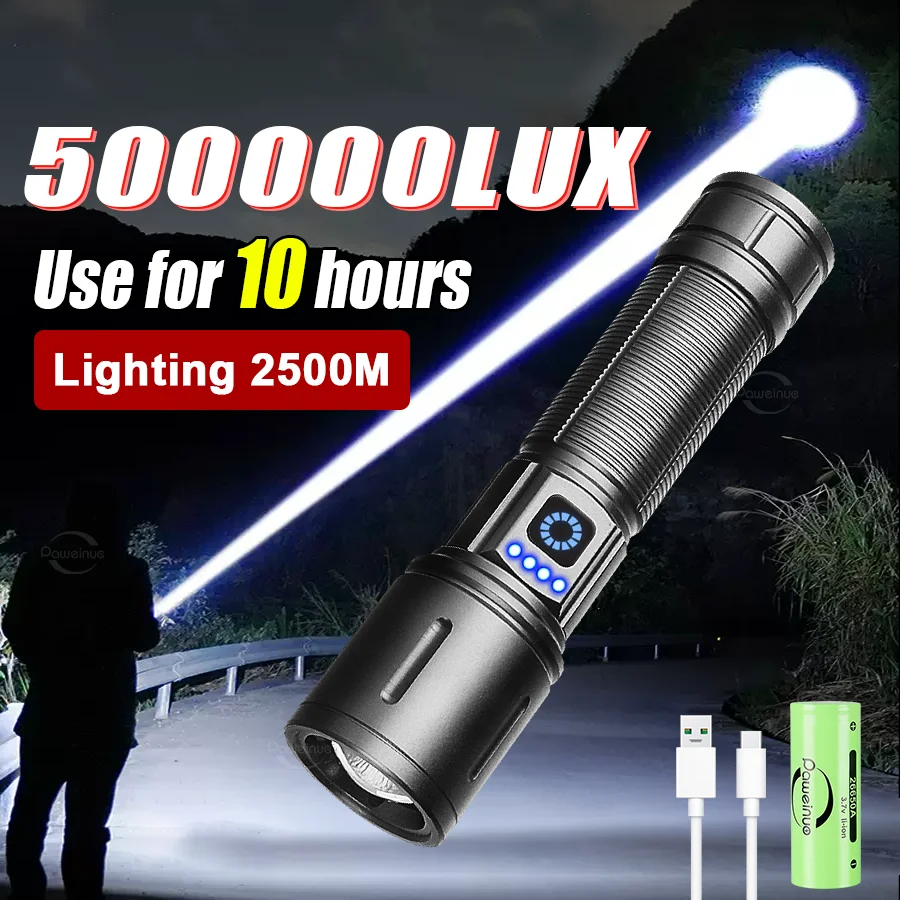 Супер яркий светодиодный фонарик 300 Вт, USB перезаряжаемый фонарик, мощный прожектор, уличный портативный тактический фонарик, охотничий фонарь
Супер яркий светодиодный фонарик 300 Вт, USB перезаряжаемый фонарик, мощный прожектор, уличный портативный тактический фонарик, охотничий фонарь