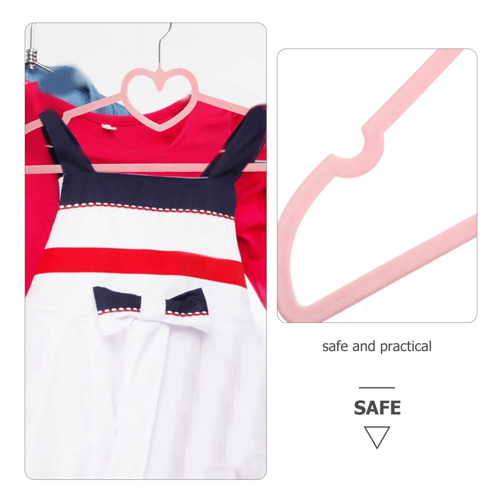 10 pcs Anti-Slip Heart Shaped Plastic Hangers 360 Degree Swivel Hook For Clothes Skirts Shirts Dresses Coats Closet Storage
10 pcs Anti-Slip Heart Shaped Plastic Hangers 360 Degree Swivel Hook For Clothes Skirts Shirts Dresses Coats Closet Storage