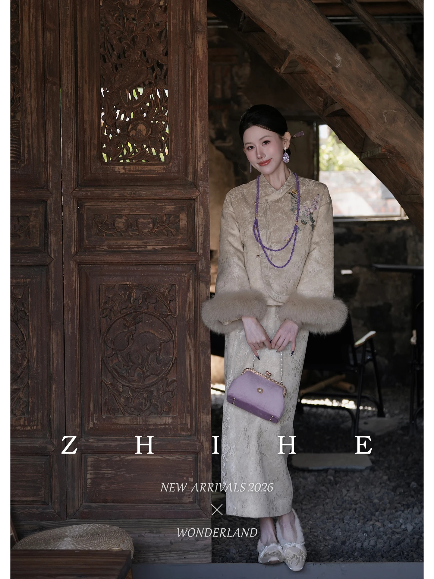 New Chinese Style Heavy Embroidery down Jacket Half Skirt by Wu Yan He Bead Mirror Original Design Fur Lined Women's Coat
New Chinese Style Heavy Embroidery down Jacket Half Skirt by Wu Yan He Bead Mirror Original Design Fur Lined Women's Coat