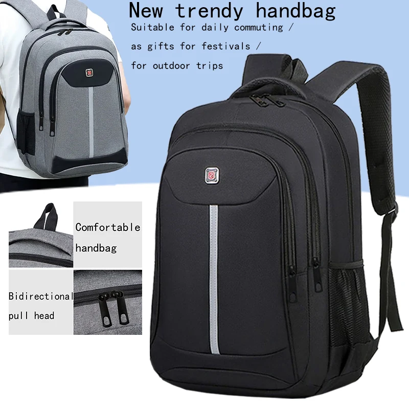 Durable Wearproof Oxford Backpack High-capacity Multi-zipper Laptop Bag for Men Women Work, School and Outdoor Activities
Durable Wearproof Oxford Backpack High-capacity Multi-zipper Laptop Bag for Men Women Work, School and Outdoor Activities