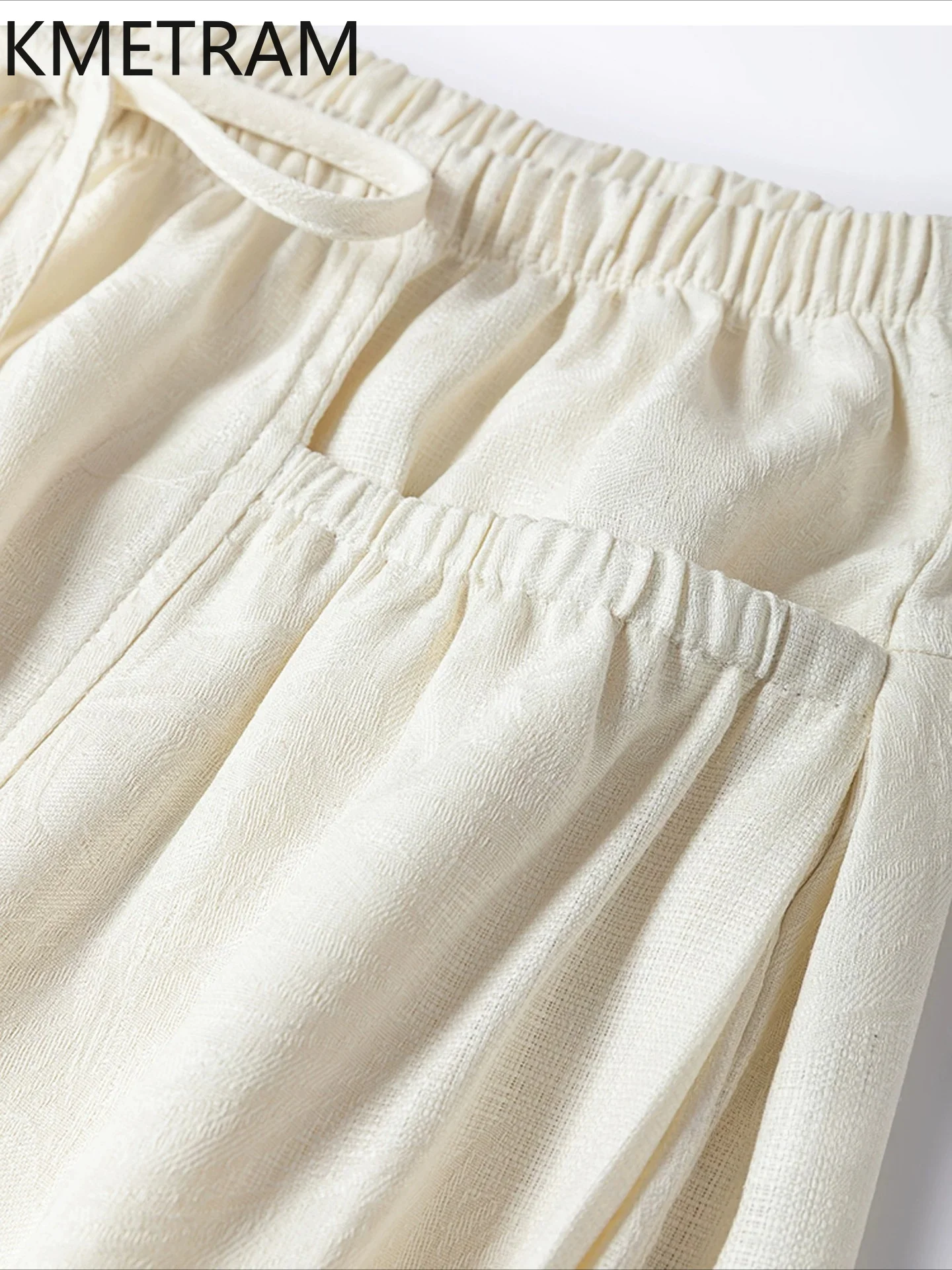 KMETRAM 100% Real Mulberry Silk Pants for Woman White Jacquard Baggy Pants Casual Summer Wide Leg Trousers Woman Clothes 2026 바지
KMETRAM 100% Real Mulberry Silk Pants for Woman White Jacquard Baggy Pants Casual Summer Wide Leg Trousers Woman Clothes 2026 바지