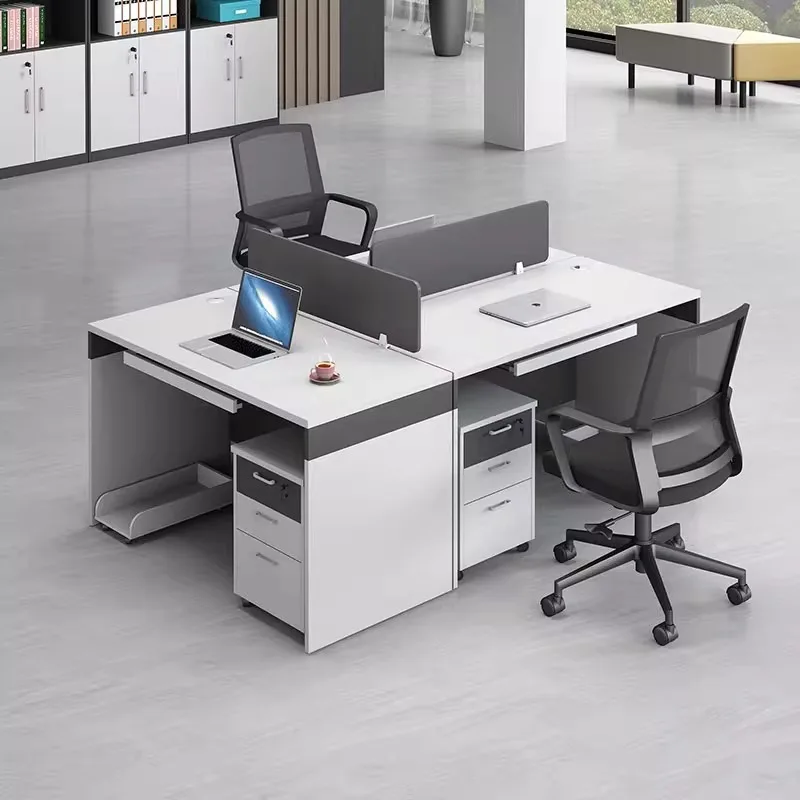 Office desks and chairs combined staff office single staff computer 2/4/6 manual space simple and modern
Office desks and chairs combined staff office single staff computer 2/4/6 manual space simple and modern