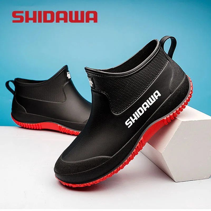 Men's Fashion Waterproof Fishing Rain Boots Womens Kitchen Non-slip Rubber Shoes Outdoor Low Top Fishing Car Washing Water Shoes
Men's Fashion Waterproof Fishing Rain Boots Womens Kitchen Non-slip Rubber Shoes Outdoor Low Top Fishing Car Washing Water Shoes