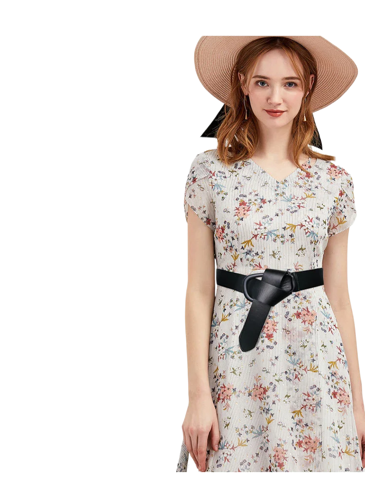 Women Wide Cowhide Belt Knotted Decor Waistband All-match Waist Cincher Fashion Leather Belt For Coat Blazer Dress Office Ladies
Women Wide Cowhide Belt Knotted Decor Waistband All-match Waist Cincher Fashion Leather Belt For Coat Blazer Dress Office Ladies