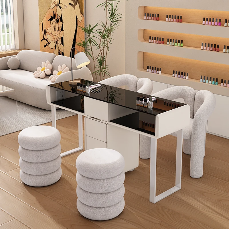 Modern Nordic Nail Desk Trendy Aesthetic Practical Durable Nail Desk Chic Premium Mesa Manicure Profissional Salon Furniture
Modern Nordic Nail Desk Trendy Aesthetic Practical Durable Nail Desk Chic Premium Mesa Manicure Profissional Salon Furniture